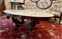 Victorian Marble Coffee Table