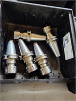 GROUP OF (5) CAT40 TOOL HOLDERS, (5) TG75-3",