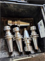 GROUP OF (5) CAT40 TOOL HOLDERS, (5) TG75-3"