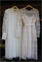 2 Vntg Lace Wedding Dresses