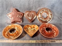Six Various Molds with Hangers