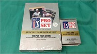 2 Boxes 1990 Pro set Golf Cards