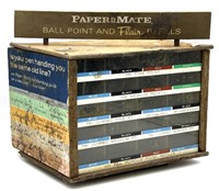 Vtg. PaperMate Ball Point & Flair Refills Display