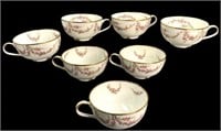 7 Theodore Haviland Limoges Tea Cups