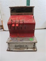 Vtg National Jr Toy Cash Register (missing knobs)