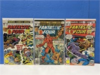 3 marvel Fantastic Four 1977 30cent Comics