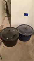 2 water bath canners