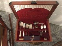 Set of Flatware in Chest