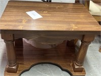 Vintage wooden side table / end table