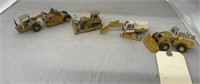 4 Ertl Construction Equipment Toys as is