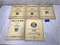 Oliver Parts Book & 1 Shop Manual