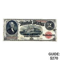 1917 $2 US Legal Tender Note