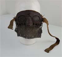WW1 British Chain Mail Tank Crew Splatter Mask