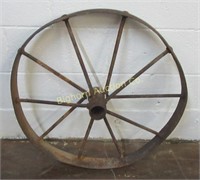 Antique Iron Implement Wheel