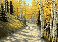Joe Richards Landscape Oil On Canvas