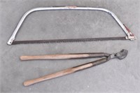 Clyde Vintage Loppers & Craftsman Bow Saw