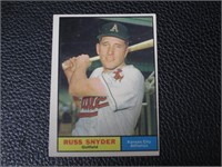 1961 TOPPS #143 RUSS SNYDER ORIOLES VINTAGE