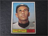 1961 TOPPS #432 COOT VEAL SENATORS VINTAGE