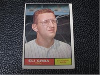 1961 TOPPS #121 ELI GRBA ANGELS VINTAGE