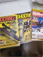 lot of shooting magazines