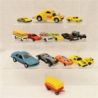 Assorted Lot Vintage Diecast Cars