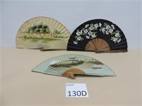 Hand Painted Oriental Fans