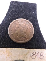 U.S. 1848 One Cent Coin