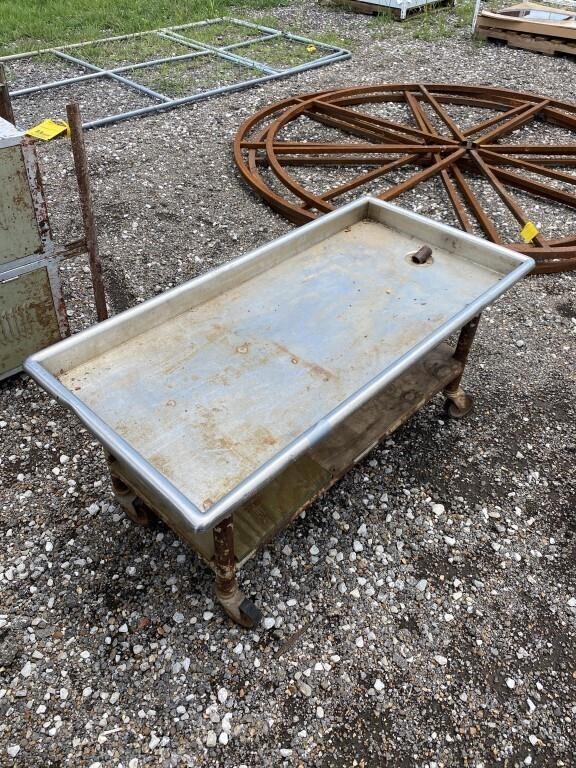 Stainless Roll Around Cart