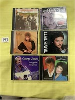 6 Country & Western CDs