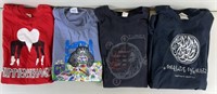 4pc Mixed Tee Shirts Size M-XL