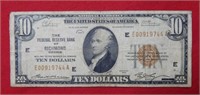 1929 $10 National Currency - Richmond VA
