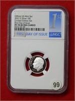 2021 S Roosevelt Silver Dime NGC PF70 Ultra Cameo