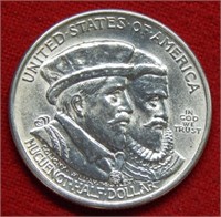 1924 Hugenot Silver Commemorative Half Dollar