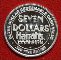 Harrah's Silver Casino Token