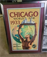 Chicago World Fair framed art