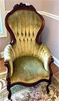 Kimball Victorian Queen Chair Mahogany