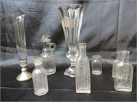 Vintage/antique glassware decor bundle.

5x