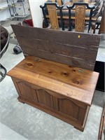Blanket chest , country decor