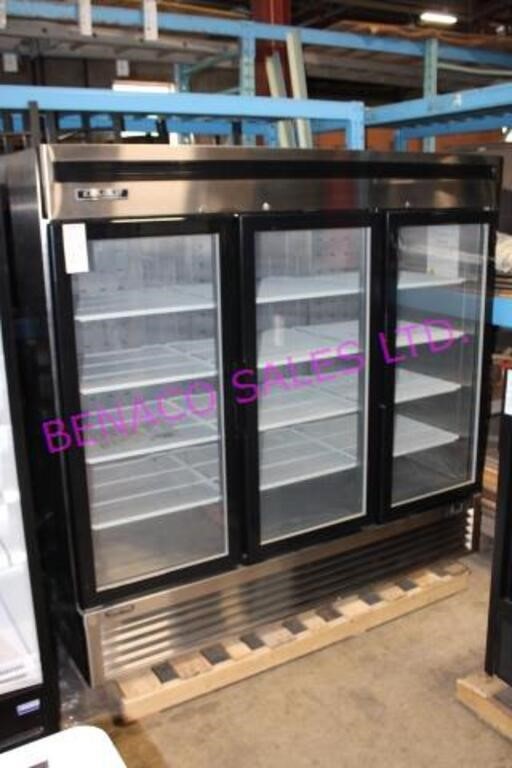 1X,82" COLDCO, BGSS-3R 3 GLASS DR COOLER