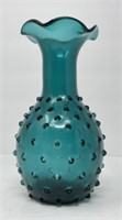 Hobnail Ruffle Top Vase