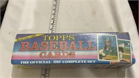 1989 official complete set Topps baseball set