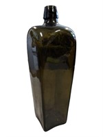 Antique Dutch Blown Glass Gin Bottle