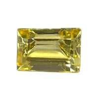 Natural 3.85ct Emerald Yellow Sapphire Gemstone