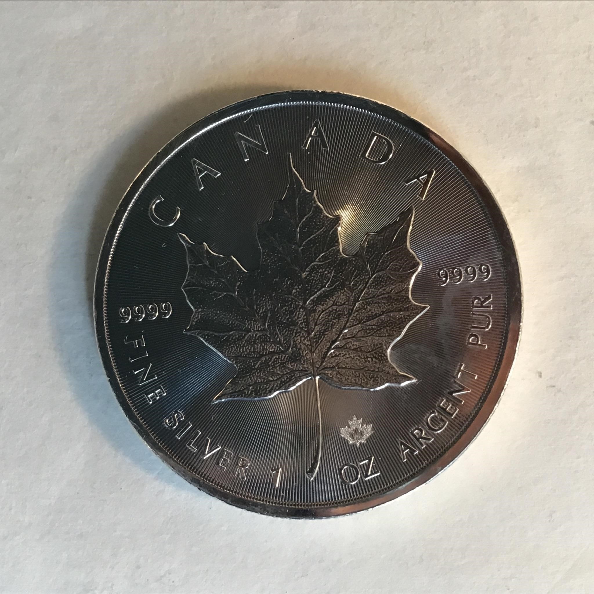 1 OZ SILVER COIN CANADA