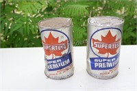 Sealed Supertest Super Premium Quart Cans