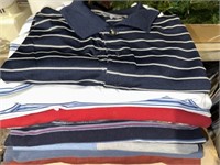 ASSORTMENT OF POLO SHIRTS VARIETY OF SIZES