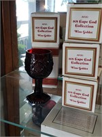 1876 Cape Cod Collection Wine Goblets, Four