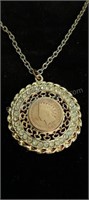 1887 Indian Head Penny Fashion Necklace