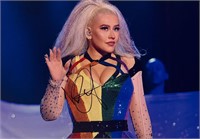 Autograph COA Christina Aguilera Photo