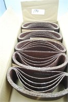 25 pc 3 x 18" 36 grit Sanding Belts